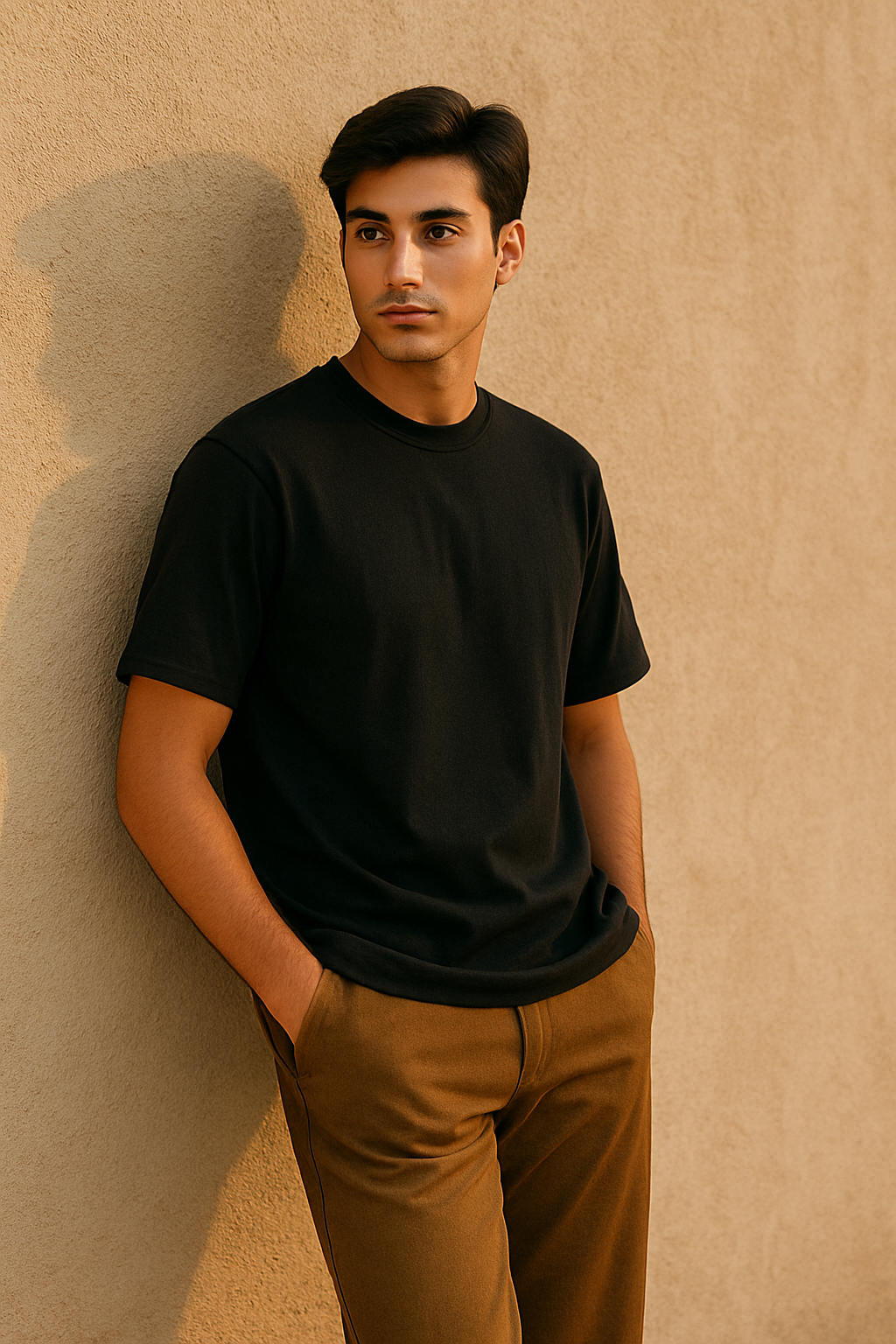 White Crew Neck Tee – ARAM Collection