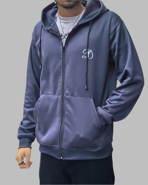 Dark Gray Zipper Hoodie – HOPE